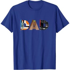 imageStar Wars Luke Yoda Darth Vader Dad Fathers Day Birthday TShirtRoyal Blue