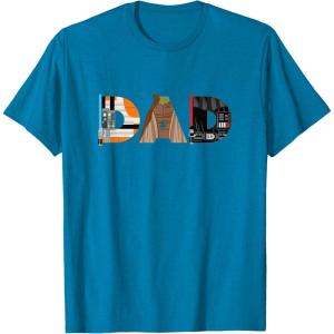 imageStar Wars Luke Yoda Darth Vader Dad Fathers Day Birthday TShirtSapphire Blue