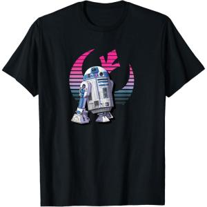 imageStar Wars R2D2 Astromech Droid Rebel Alliance Starbird TShirtBlack