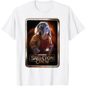 imageStar Wars Skeleton Crew Neel with Series Logo Disney TShirtWhite