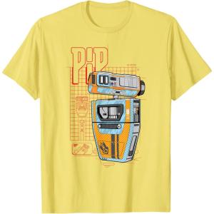 imageStar Wars The Acolyte Pip the PIP Repair Droid TShirtLemon Yellow