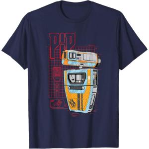 imageStar Wars The Acolyte Pip the PIP Repair Droid TShirtNavy Blue