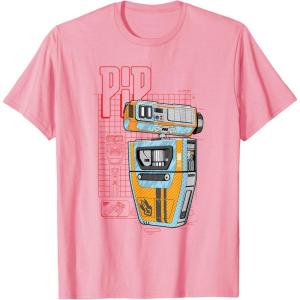 imageStar Wars The Acolyte Pip the PIP Repair Droid TShirtPink