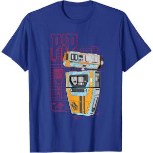 imageStar Wars The Acolyte Pip the PIP Repair Droid TShirtRoyal Blue
