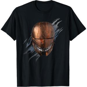 imageStar Wars The Acolyte Sith Mask the Strangers Helmet TShirtBlack