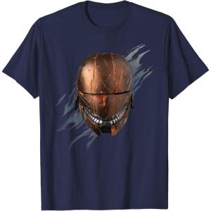 imageStar Wars The Acolyte Sith Mask the Strangers Helmet TShirtNavy Blue