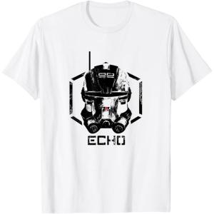 imageStar Wars The Bad Batch Echo C1 TShirtWhite