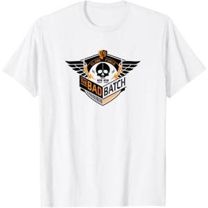 imageStar Wars The Bad Batch Wings Logo TShirtWhite