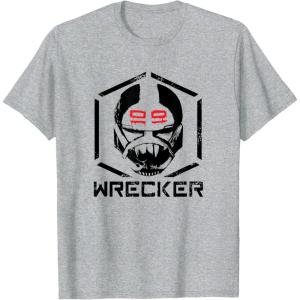 imageStar Wars The Bad Batch Wrecker C1 TShirtHeather Grey