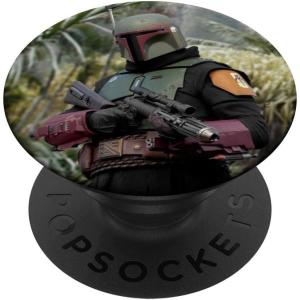 imageStar Wars The Mandalorian Boba Fett PopSockets MagSafe PopGrip for iPhoneStandard