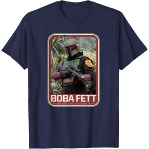 imageStar Wars The Mandalorian Boba Fett TShirtNavy Blue