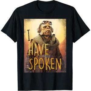 imageStar Wars The Mandalorian Kuiil I Have Spoken TShirtBlack