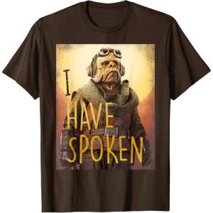 imageStar Wars The Mandalorian Kuiil I Have Spoken TShirtBrown