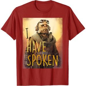 imageStar Wars The Mandalorian Kuiil I Have Spoken TShirtCranberry Red