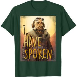 imageStar Wars The Mandalorian Kuiil I Have Spoken TShirtDark Green