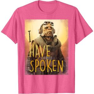 imageStar Wars The Mandalorian Kuiil I Have Spoken TShirtPink Heather