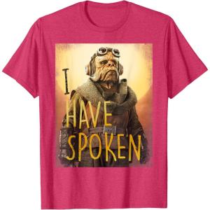 imageStar Wars The Mandalorian Kuiil I Have Spoken TShirtRed Heather