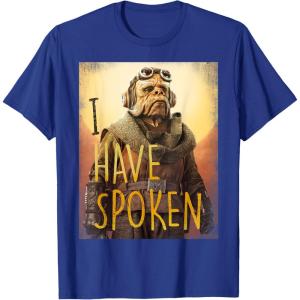 imageStar Wars The Mandalorian Kuiil I Have Spoken TShirtRoyal Blue