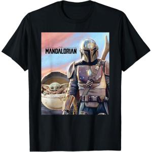 imageStar Wars The Mandalorian The Child Painting TShirtBlack