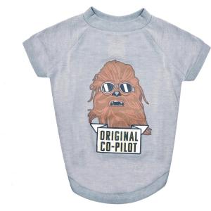 imageStar Wars for Pets Chewbacca quotOriginal CoPilotquot Dog Tee  Star Wars Dog Shirt for Large Dogs  Size XLarge  Soft Cute and Comfortable Dog Clothing and Apparel Cute Dog ClothesXXLarge