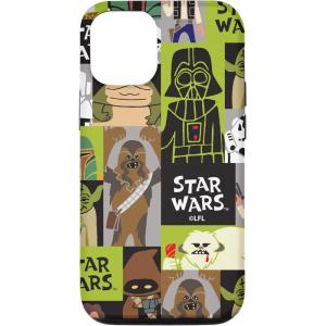 imageiPhone 16 Star Wars Chewbacca Darth Vader Boba Fett Character Doodles CaseiPhone 1212 Pro