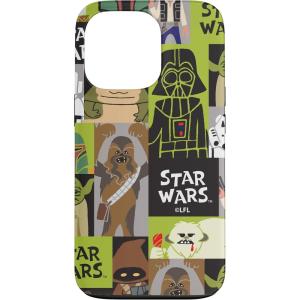 imageiPhone 16 Star Wars Chewbacca Darth Vader Boba Fett Character Doodles CaseiPhone 13 Pro