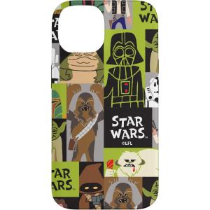 imageiPhone 16 Star Wars Chewbacca Darth Vader Boba Fett Character Doodles CaseiPhone 14