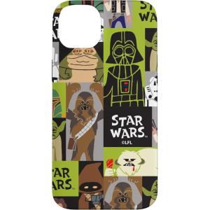 imageiPhone 16 Star Wars Chewbacca Darth Vader Boba Fett Character Doodles CaseiPhone 14 Plus