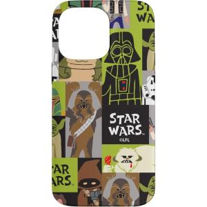 imageiPhone 16 Star Wars Chewbacca Darth Vader Boba Fett Character Doodles CaseiPhone 14 Pro Max