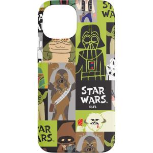 imageiPhone 16 Star Wars Chewbacca Darth Vader Boba Fett Character Doodles CaseiPhone 15