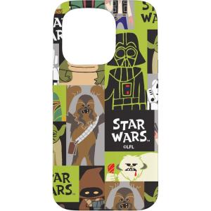 imageiPhone 16 Star Wars Chewbacca Darth Vader Boba Fett Character Doodles CaseiPhone 15 Pro