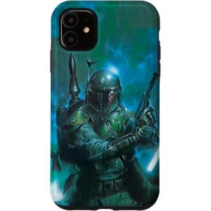 imageiPhone 16 Star Wars Classic Boba Fett Battle Ready Green CaseiPhone 11