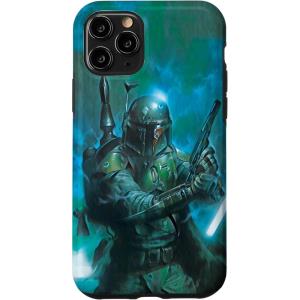 imageiPhone 16 Star Wars Classic Boba Fett Battle Ready Green CaseiPhone 11 Pro