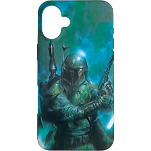 imageiPhone 16 Star Wars Classic Boba Fett Battle Ready Green CaseiPhone 16 Plus