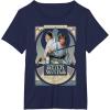 imageStar Wars Luke Skywalker Princess Leia Performance TShirt TShirtNavy Blue