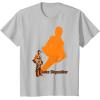 imageStar Wars Luke Skywalker Tall Shadow TShirtSilver Grey