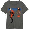 imageStar Wars Luke Skywalker XWing Rebel Pilot Retro TShirtAsphalt Grey