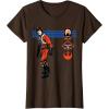 imageStar Wars Luke Skywalker XWing Rebel Pilot Retro TShirtBrown