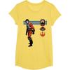imageStar Wars Luke Skywalker XWing Rebel Pilot Retro TShirtLemon Yellow