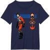 imageStar Wars Luke Skywalker XWing Rebel Pilot Retro TShirtNavy Blue