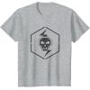 imageStar Wars The Bad Batch 8Bit Style Logo TShirtHeather Grey