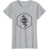 imageStar Wars The Bad Batch 8Bit Style Logo TShirtHeather Grey
