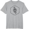 imageStar Wars The Bad Batch 8Bit Style Logo TShirtHeather Grey