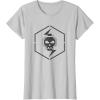imageStar Wars The Bad Batch 8Bit Style Logo TShirtSilver Grey