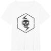 imageStar Wars The Bad Batch 8Bit Style Logo TShirtWhite