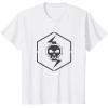 imageStar Wars The Bad Batch 8Bit Style Logo TShirtWhite