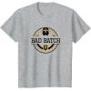 imageStar Wars The Bad Batch CF 99 Badge TShirtHeather Grey