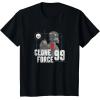 imageStar Wars The Bad Batch Clone Force 99 Box Up Logo TShirtBlack