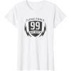 imageStar Wars The Bad Batch Clone Force 99 Lightning Logo TShirtWhite