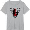 imageStar Wars The Bad Batch Hunter C1 TShirtHeather Grey